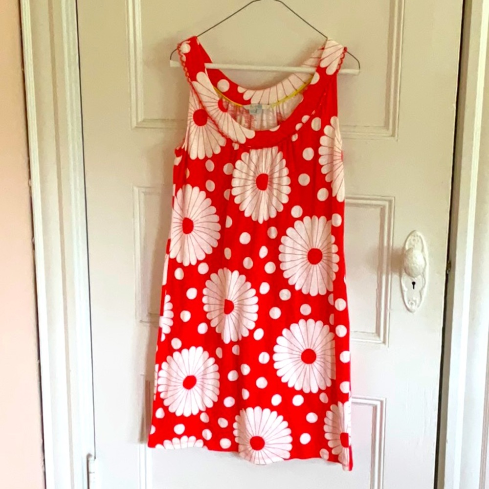 Cute Red Boden Knit Sundress Sz 8 US